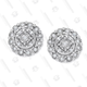 Diamond Halo Cluster Stud Earrings | $60 | Macy’s